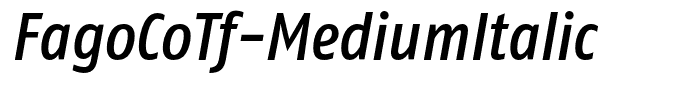 FagoCoTf-MediumItalic