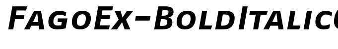 FagoEx-BoldItalicCaps