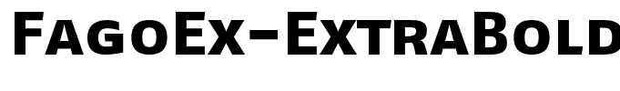 FagoEx-ExtraBoldCaps