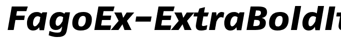 FagoEx-ExtraBoldItalic