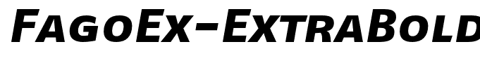 FagoEx-ExtraBoldItalicCaps