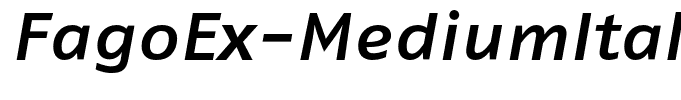 FagoEx-MediumItalic