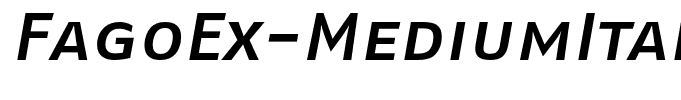 FagoEx-MediumItalicCaps