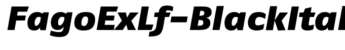 FagoExLf-BlackItalic
