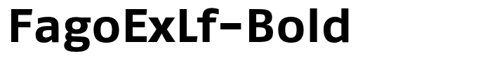 FagoExLf-Bold