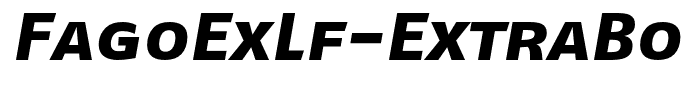 FagoExLf-ExtraBoldItalicCaps