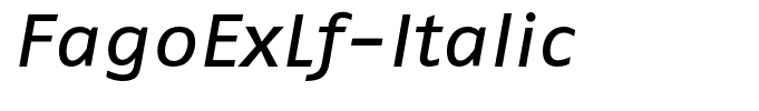 FagoExLf-Italic