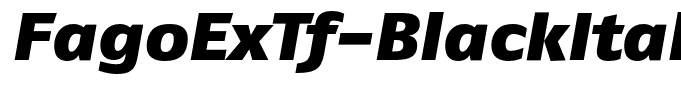 FagoExTf-BlackItalic