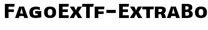 FagoExTf-ExtraBoldCaps