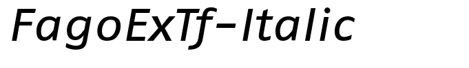 FagoExTf-Italic