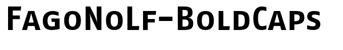 FagoNoLf-BoldCaps