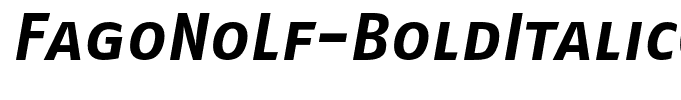 FagoNoLf-BoldItalicCaps