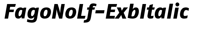 FagoNoLf-ExbItalic