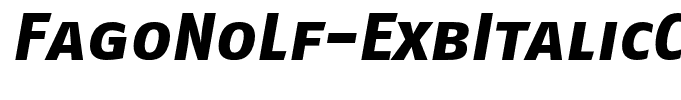 FagoNoLf-ExbItalicCaps
