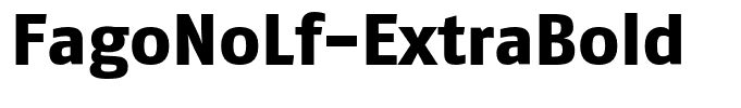 FagoNoLf-ExtraBold