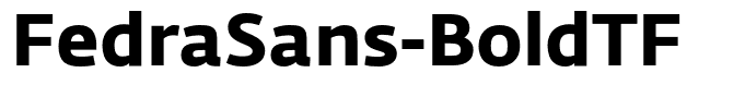 FedraSans-BoldTF