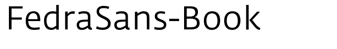 FedraSans-Book