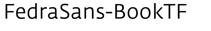 FedraSans-BookTF