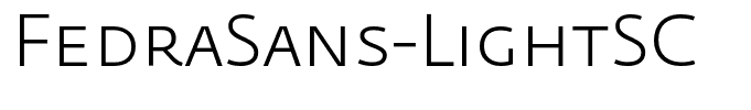 FedraSans-LightSC