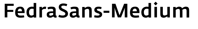 FedraSans-Medium
