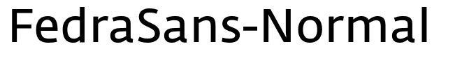 FedraSans-Normal