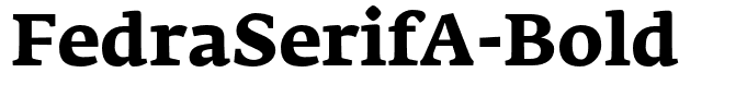 FedraSerifA-Bold