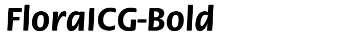 FloraICG-Bold