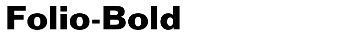 Folio-Bold