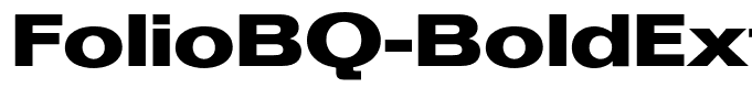 FolioBQ-BoldExtended