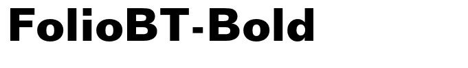 FolioBT-Bold