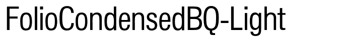 FolioCondensedBQ-Light