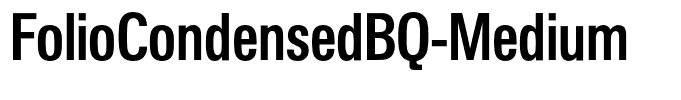 FolioCondensedBQ-Medium