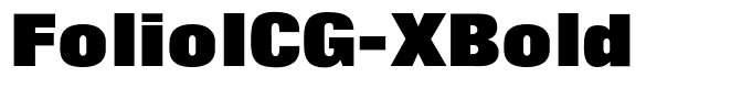FolioICG-XBold