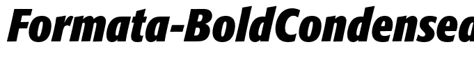 Formata-BoldCondensedItalic