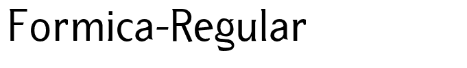 Formica-Regular