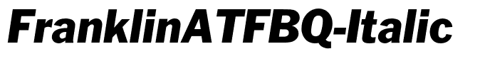 FranklinATFBQ-Italic