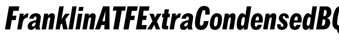 FranklinATFExtraCondensedBQ-Italic