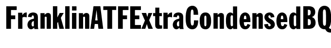 FranklinATFExtraCondensedBQ-Regular