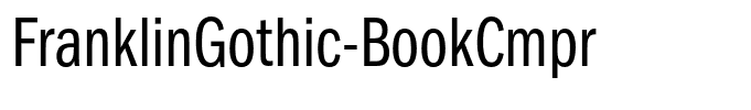FranklinGothic-BookCmpr