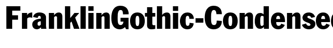 FranklinGothic-Condensed