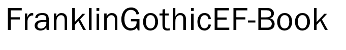FranklinGothicEF-Book