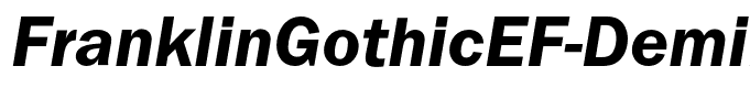 FranklinGothicEF-DemiItalic