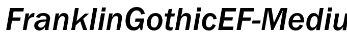 FranklinGothicEF-MediumItalic