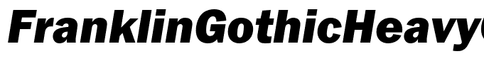 FranklinGothicHeavyC-Italic