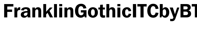 FranklinGothicITCbyBT-Demi