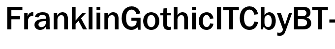 FranklinGothicITCbyBT-Medium