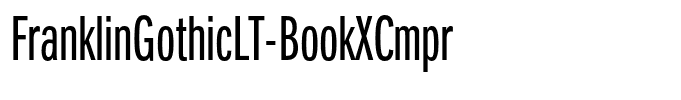 FranklinGothicLT-BookXCmpr