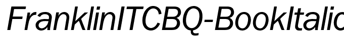 FranklinITCBQ-BookItalic
