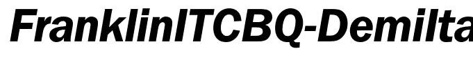 FranklinITCBQ-DemiItalic