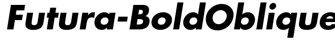 Futura-BoldOblique
